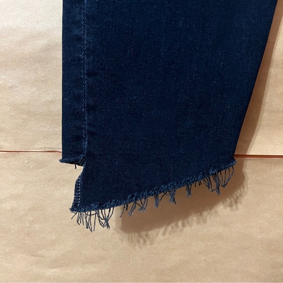 Mother | The Stunner Zip Two Step Fray Jeans High Rise Skinny Last Call Size 24 - Picture 15 of 16